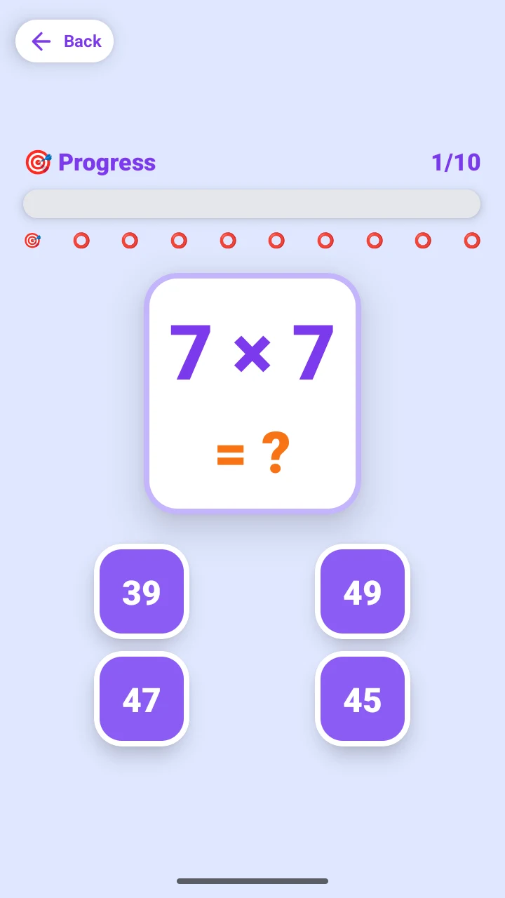 Multiplication Table for Kids screenshot